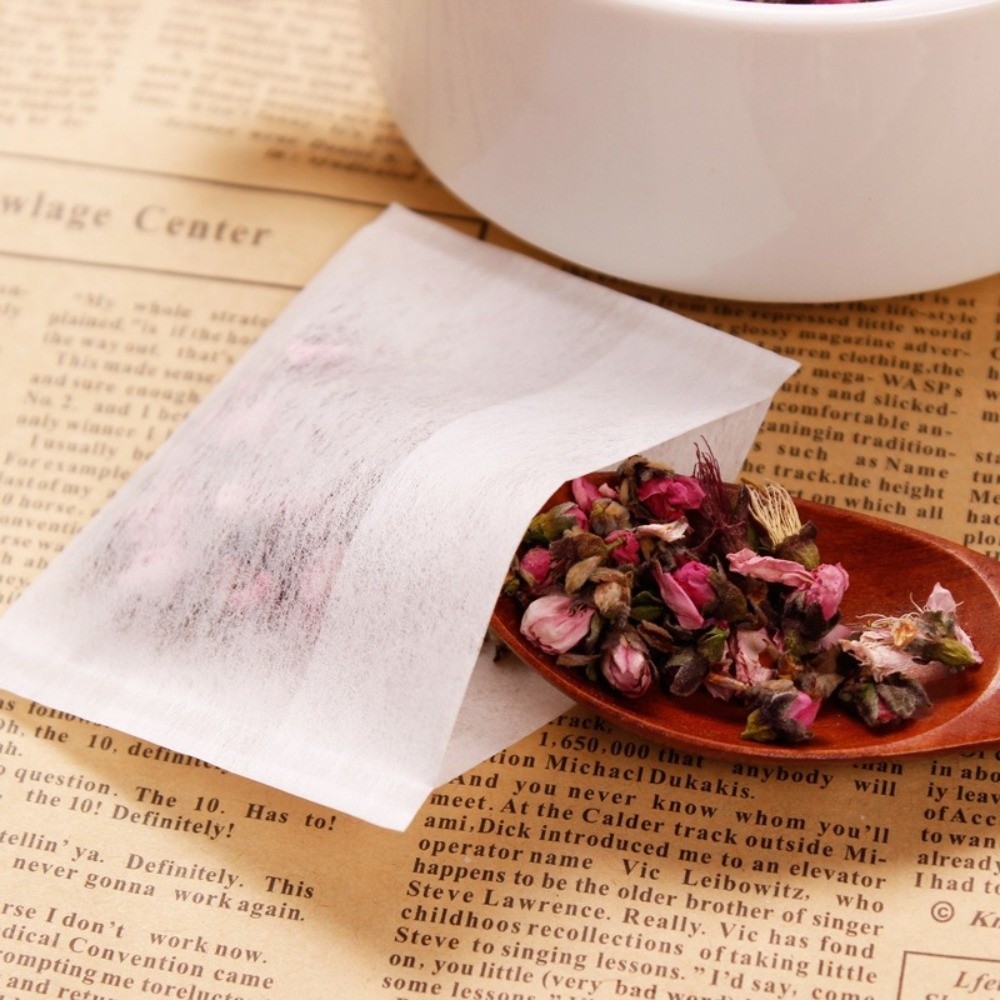 100個入り、不織布製、使い捨てティーバッグ、折り返して封を - Herbal Tea のレビューと価格