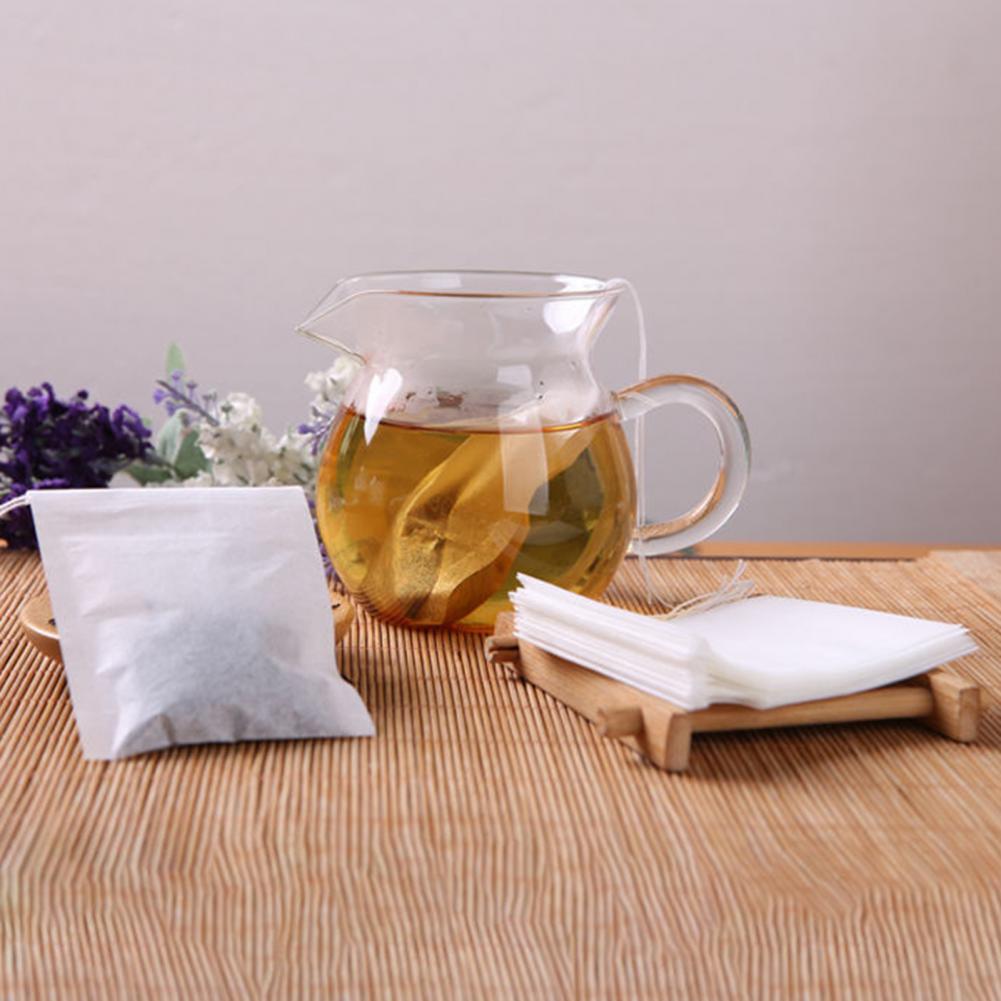 使い捨てティーバッグ300個入り。紐付きで、食品グレードの素 - Herbal Tea のレビューと価格