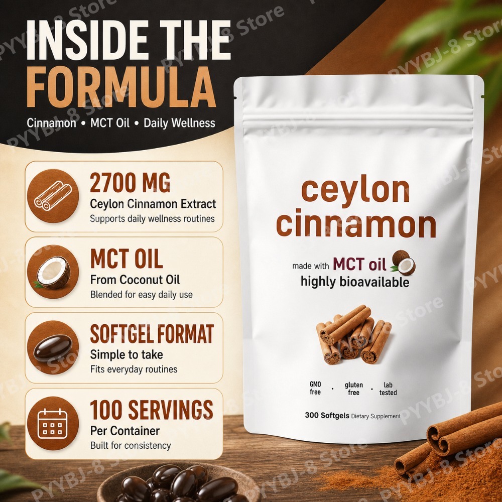 セイロンシナモンカプセル300ソフトジェル、ハーブエキス配合 - Herbal Supplement のレビューと価格
