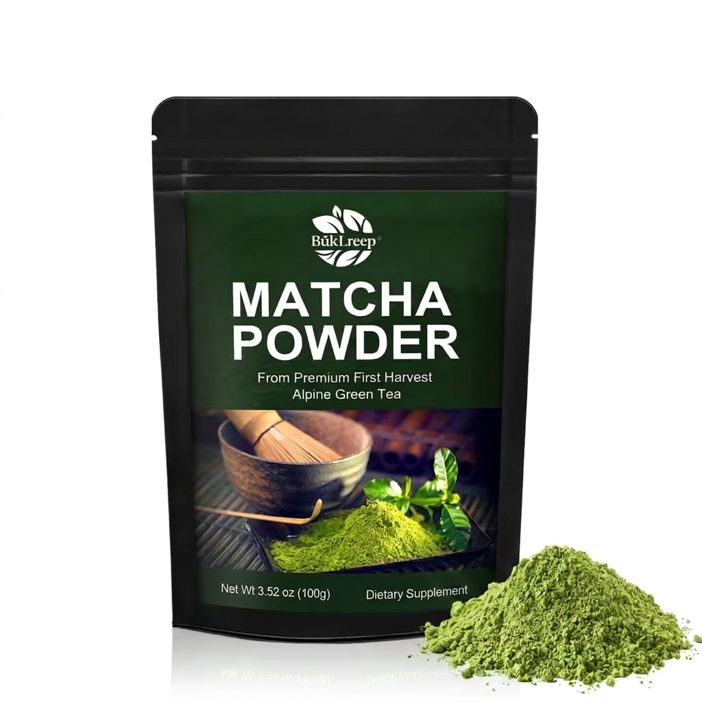 抹茶パウダー、天然エネルギー増強剤＆精神集中力向上剤 |   - Herbal Tea のレビューと価格
