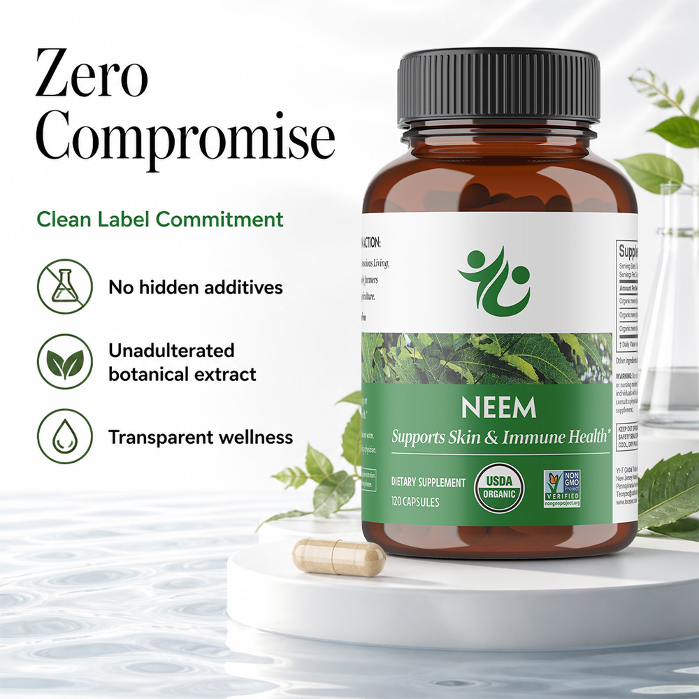ニーム葉カプセル - 肌、免疫、肝臓の健康、デトックスのため - Herbal Supplement のレビューと価格