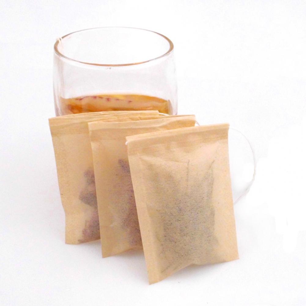 使い捨てティーバッグ300個入り。紐付きで、食品グレードの素 - Herbal Tea のレビューと価格