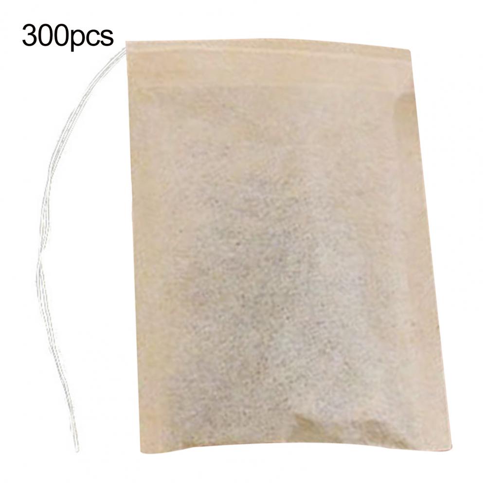 使い捨てティーバッグ300個入り。紐付きで、食品グレードの素 - Herbal Tea のレビューと価格