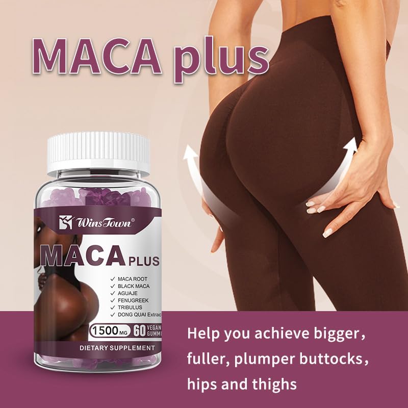 マカプラスグミ、ヒップバットグミ1500mg、黒マカ根とトウ - Herbal Supplement のレビューと価格
